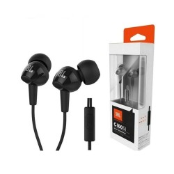 JBL Earphones C100SI with Microphone 3.5mm 1.2m Black